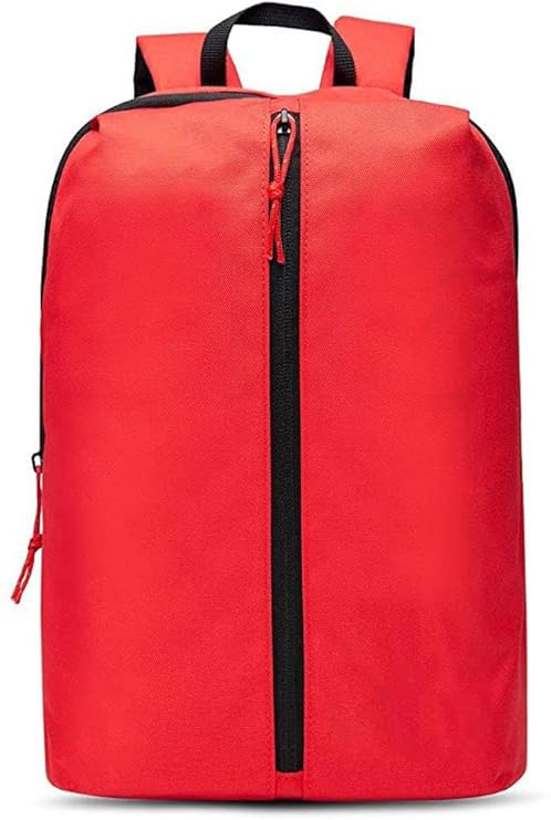 Image of BigPlayer Red Slim Backpack for School & College