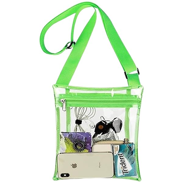 Image of BigPlayer Women’s Clear Vinyl Cross-Body Purse