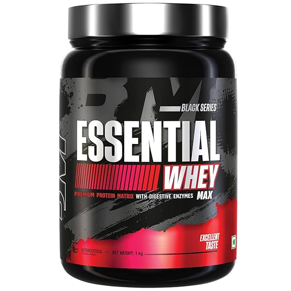 Image of Bigmuscles Nutrition Essential Whey Max (1kg, Rich Chocolate)