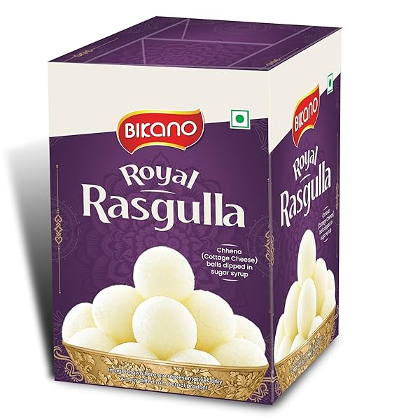 Image of Bikano Royal Rasgulla | Authentic Indian Sweet dish | Pack of 1 kg |