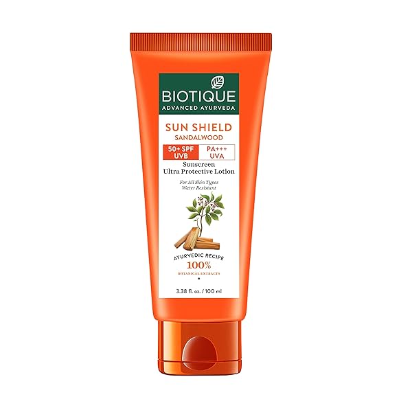 Image of Biotique Bio Sandalwood Sunscreen Ultra Soothing Face Lotion