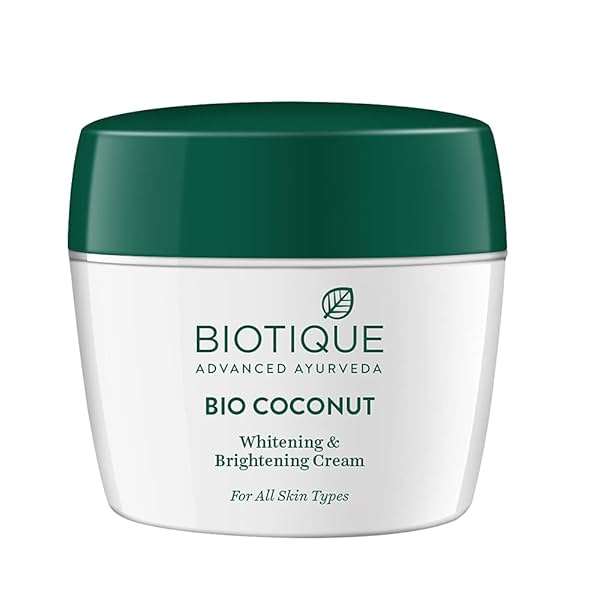 Image of Biotique Coconut Brightening Glow Cream 175gm