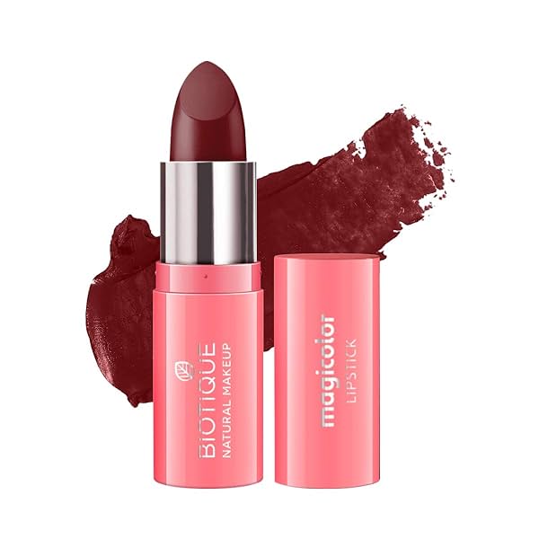 Image of Biotique Natural Makeup Magicolor Lipstick, Very Moody, 4g