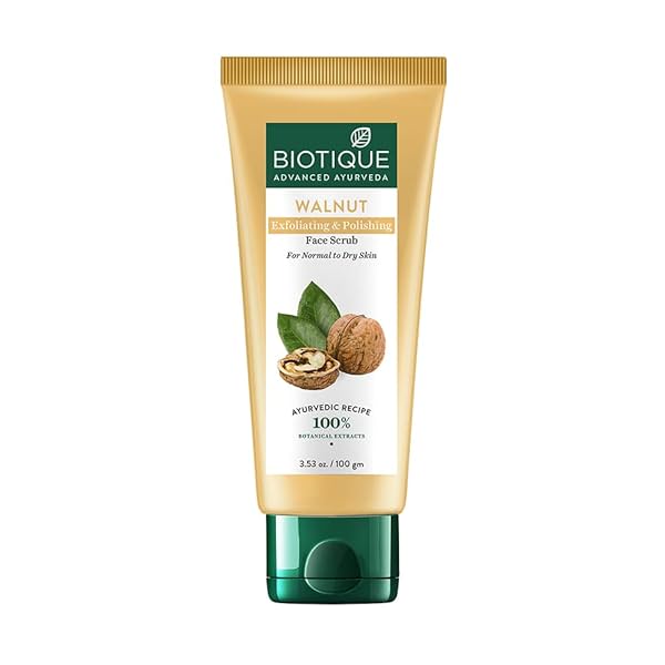 Image of Biotique Walnut Exfoliating & Polishing Face Scrub, 100gm