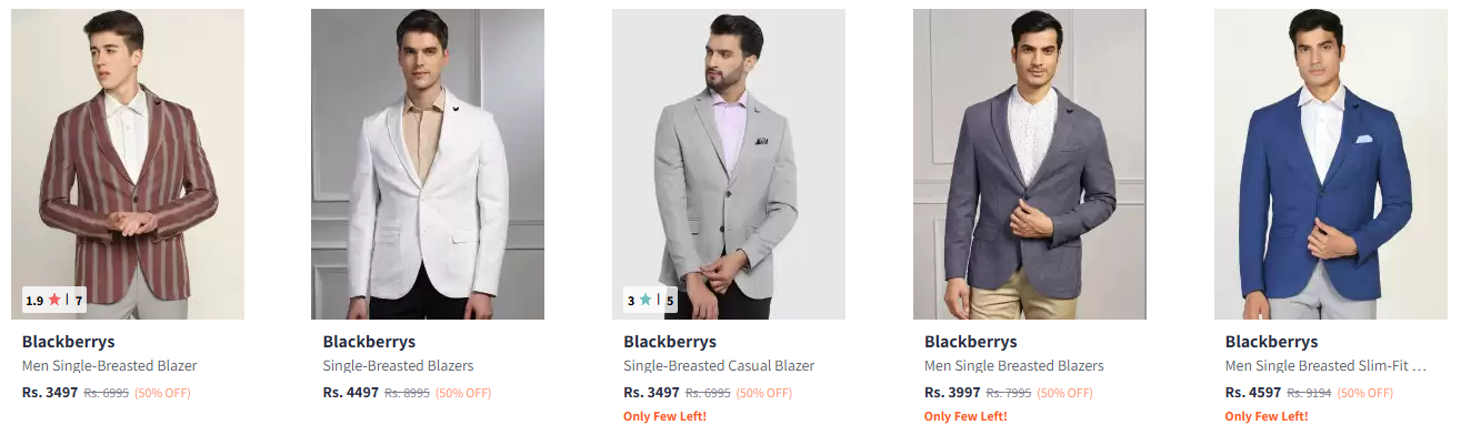 Image of Blackberrys Men's Blazers up to 50% Discount