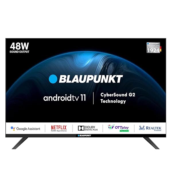 Image of Blaupunkt CyberSound G2 Series 108 cm (43 inch) Full HD LED Smart Android TV