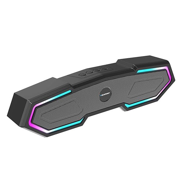 Image of Blaupunkt SBA15 Gaming Soundbar (16W, Bluetooth, RGB Lights, 1200mAh)