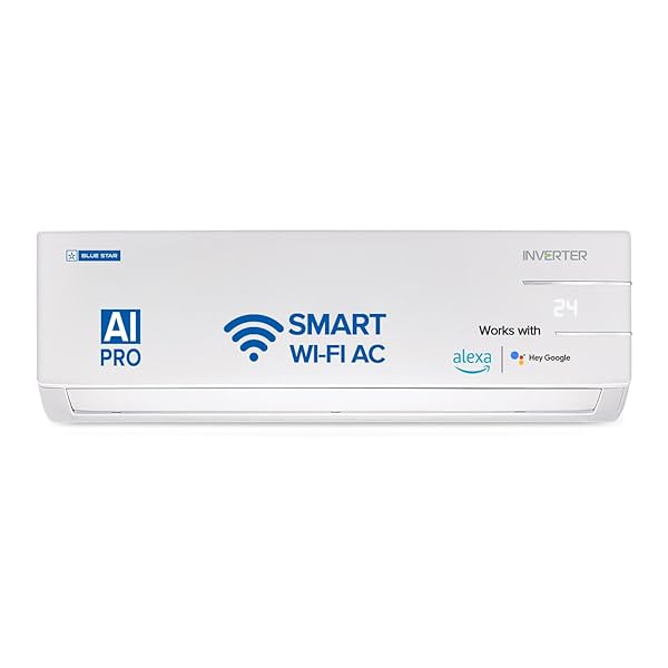 Image of Blue Star 1 Ton 5 Star Smart Wi-Fi Inverter Split AC 