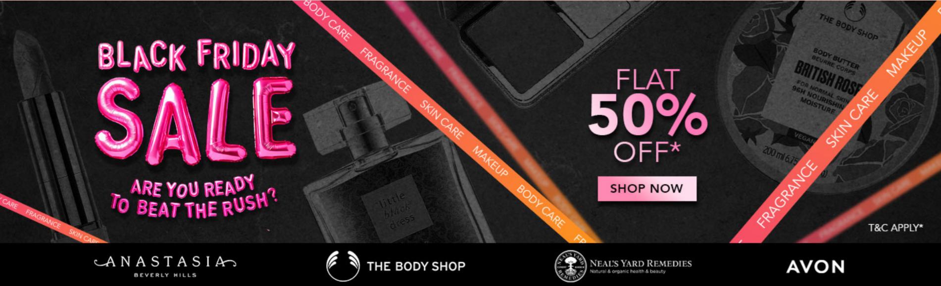 Image of Boddess Black Firiday Offer: 50% Off On Beauty & Skin Care Products