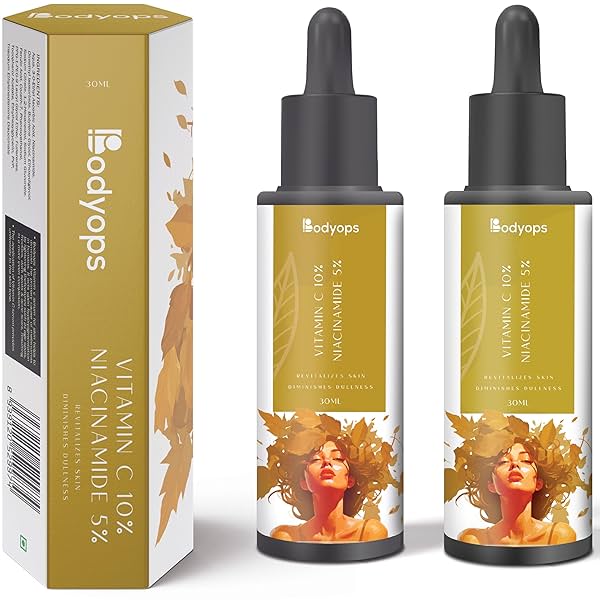 Image of Bodyops 10% Vitamin C and 5% Niacinamide Face Serum PO2*30Ml 