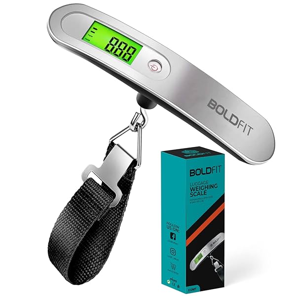 Image of Boldfit Digital Luggage Weighing Scale