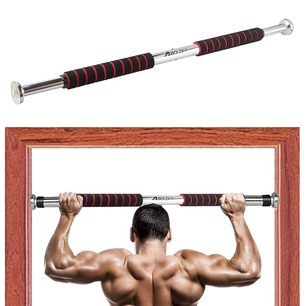 Image of Boldfit Pull Up Bars For Home Workout Chin Up Bar Gym Accessories for Men Door 