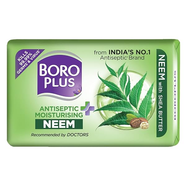 Image of BoroPlus Antiseptic And Moisturising Bathing Neem Soap With Neem