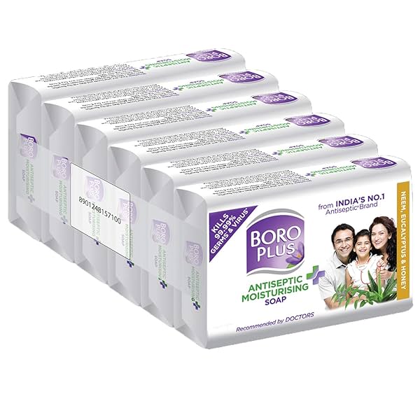 Image of Boroplus Antiseptic Moisturising Soap 125G (Pack Of 6)