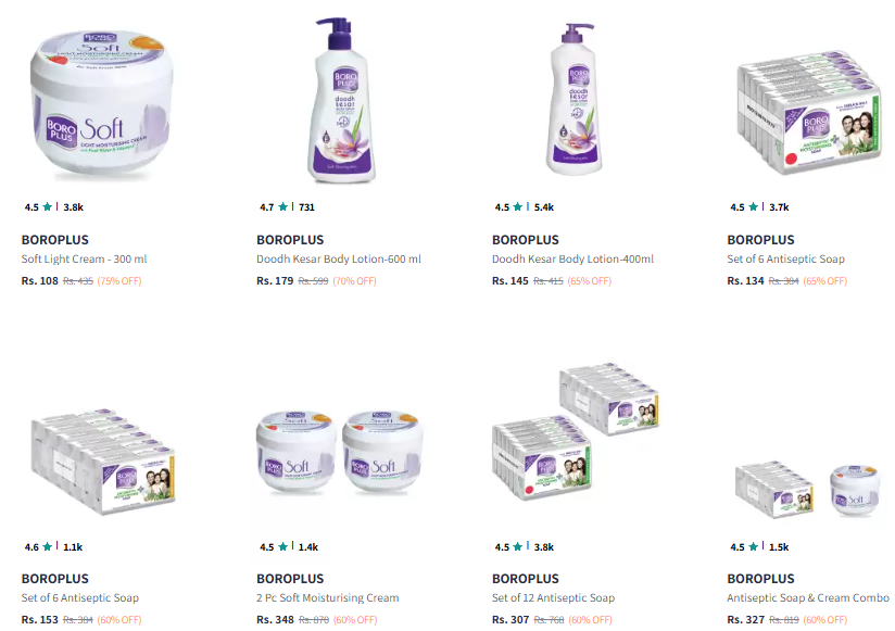 Image of Boroplus Products Minimum 60% Discount 