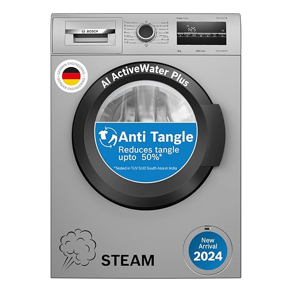 Image of Bosch 8 kg 5 Star Fully-Automatic Front Loading Washing Machine