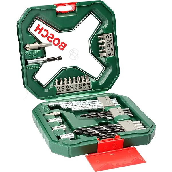 Image of Bosch X-line 2607010608 Cobalt Steel Classic Drill and Screwdriver Bit Set