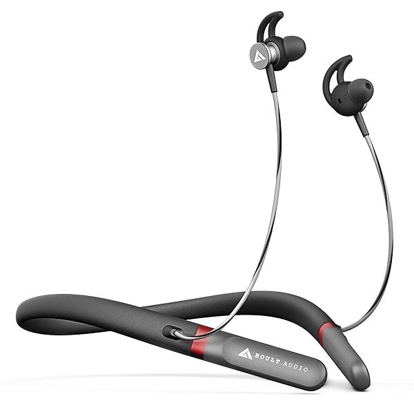 Image of Boult Audio FCharge Bluetooth Earphones with 40H Playtime