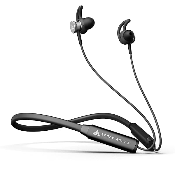 Image of Boult Audio FXCharge Bluetooth Earphones with 32H Playtime, Dual Pairing Neckband