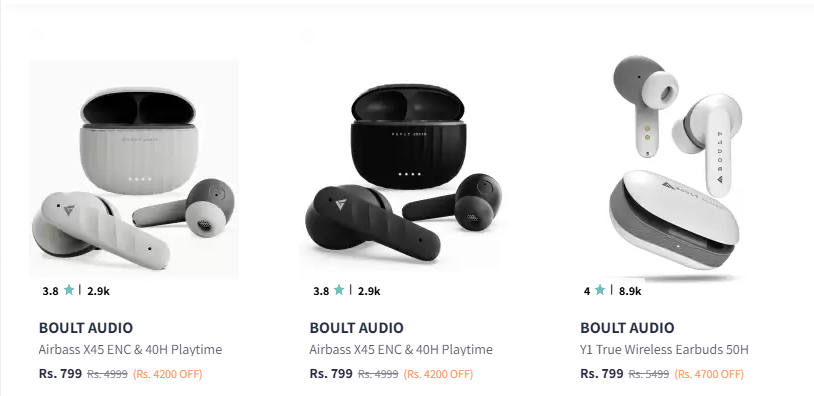 Image of Boult Audio Headphones Min. 80% Discount 