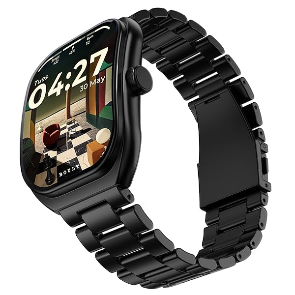 Image of Boult Newly Launched Trail Pro Smartwatch 2.01'' 3D Curved+ AMOLED Display, BT Calling 5.3