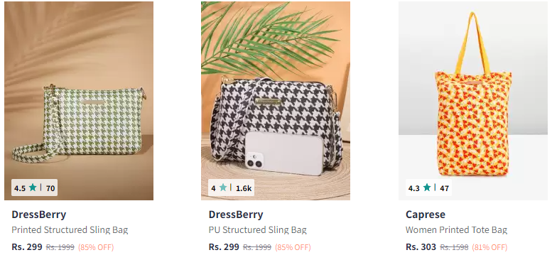 Image of Branded Handbags up to 90% Discount 