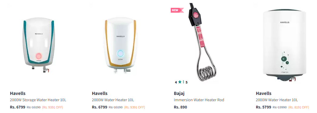 Image of Branded Home Appliances Upto 60% Off Discount