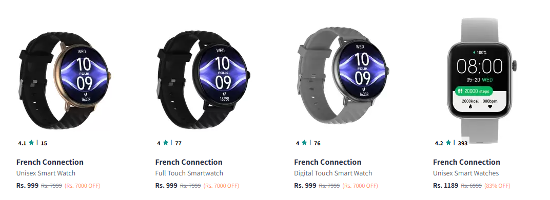 Image of Branded Smart Watches Starts at ₹999