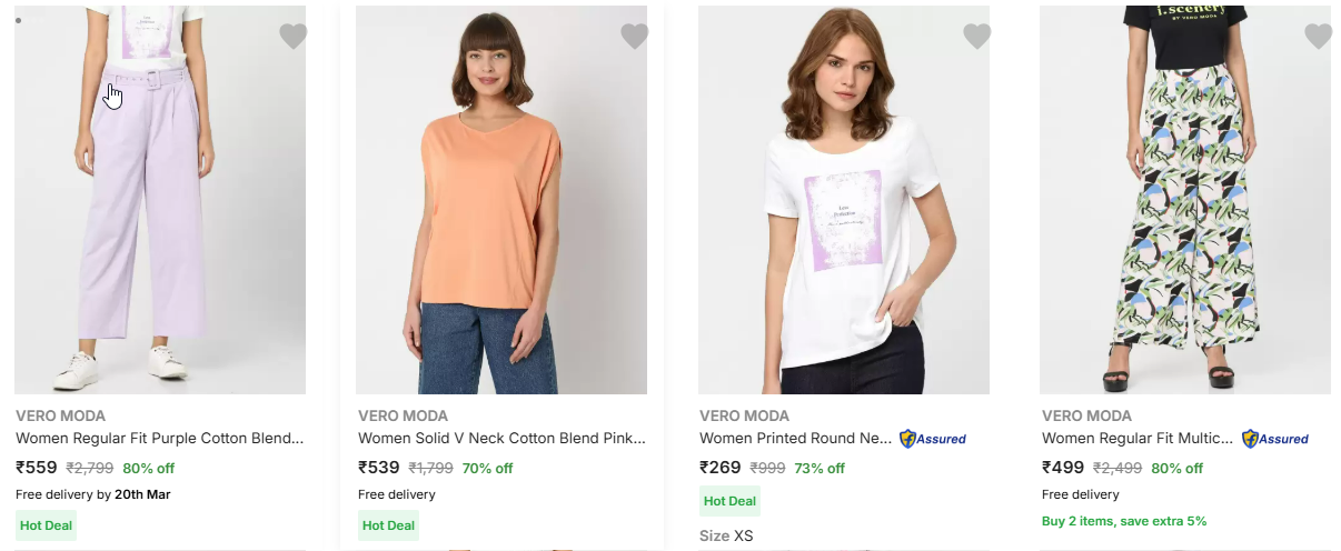 Image of Branded Women's Clothing Starting At @₹199