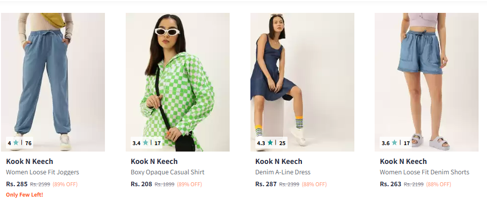 Image of Branded Women's Clothing Starting At @₹208 