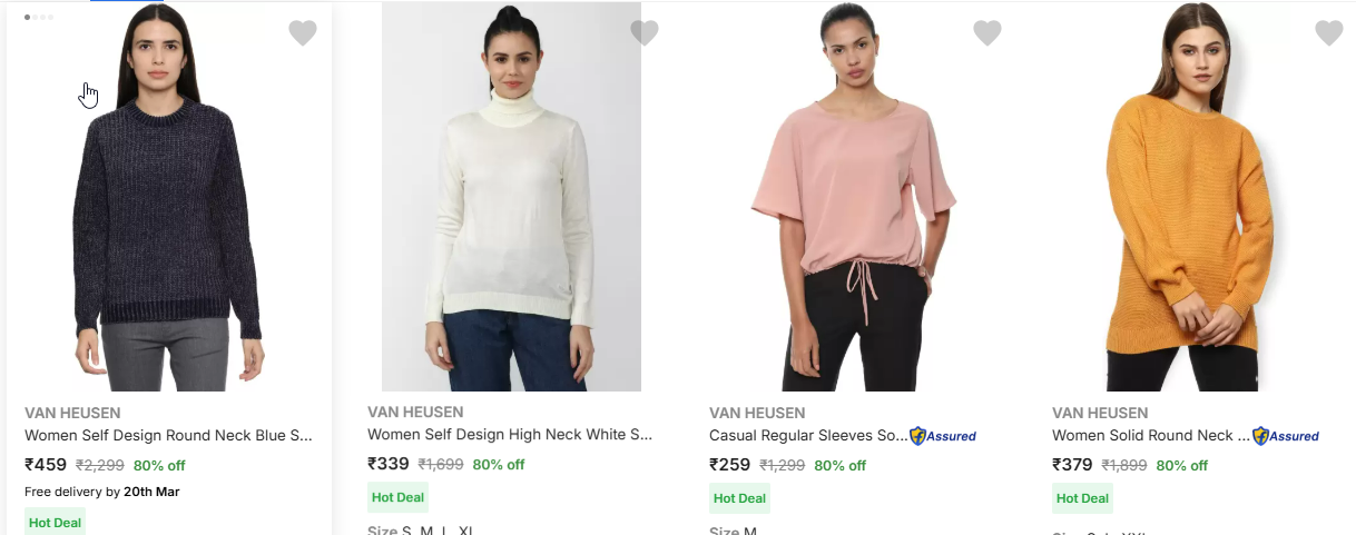 Image of Branded Women's Clothing Starting At @₹299