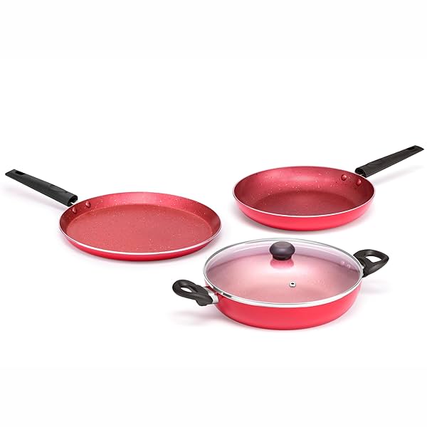 Image of Butterfly Coral DLX KCP 3 Non Stick Cookware Set 