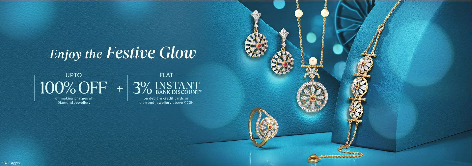 Image of CANDERE Festive Coupon : 10% off on MRP + Extra 3% off on Jewellery Shopping @ CANDERE 