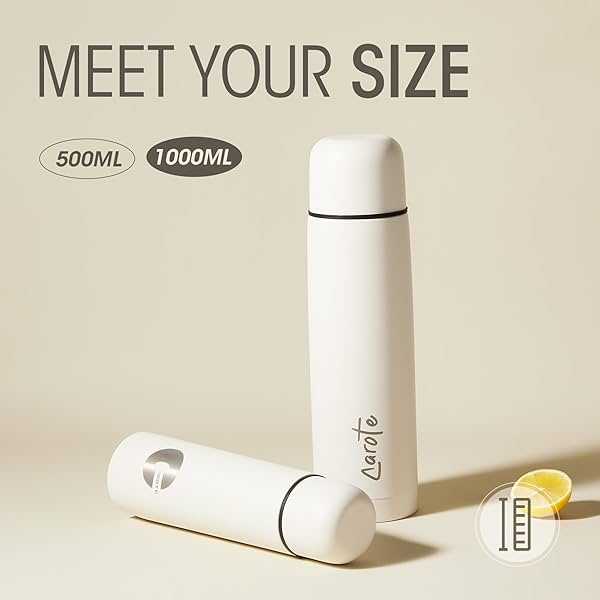 Image of CAROTE Vacuum Insulated Stainless Steel Water Bottle 1000ML