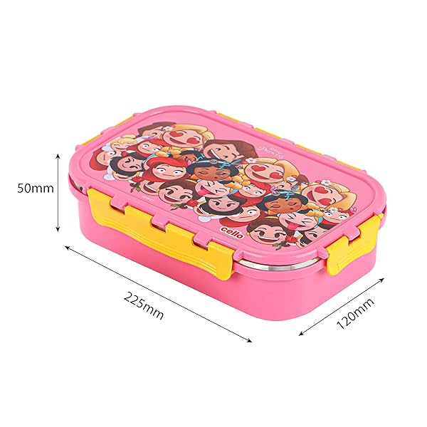 Image of CELLO Fun Food Big 2 Containers Lunch Box, 1024 ml