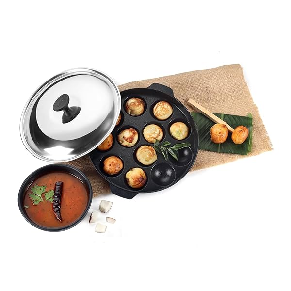 Image of CELLO Non-Stick Appam Patra – 12 Cavity