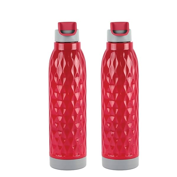 Image of CELLO Puro Wave 900 Water Bottle, 2 Pack, 690ml