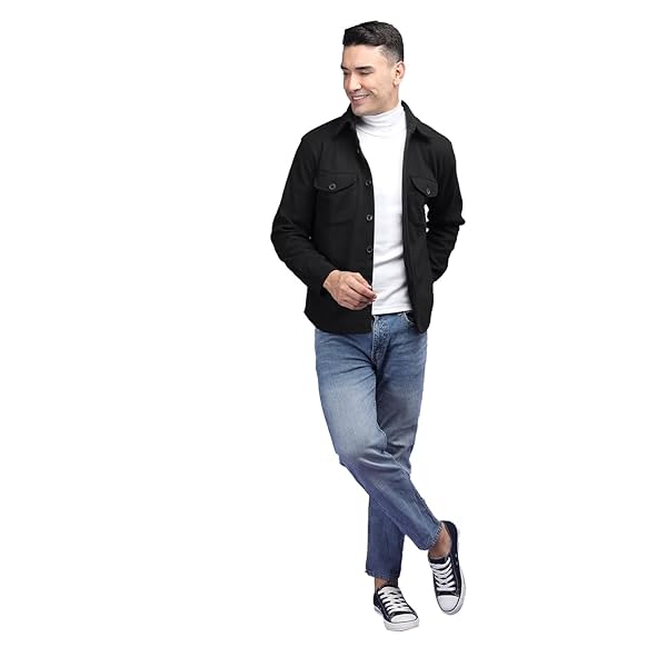 Image of CHKOKKO Shacket Stylish Jacket for Men