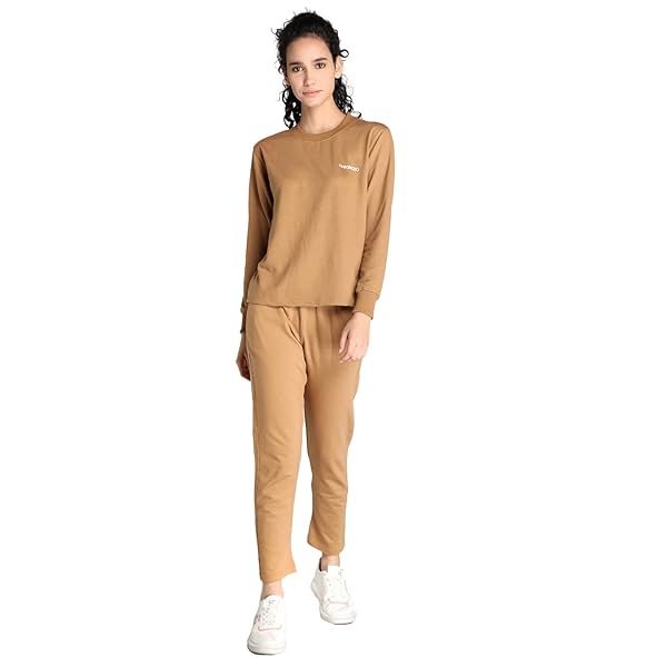 Image of CHKOKKO Women Casual Track Suit Co-ord Sets.