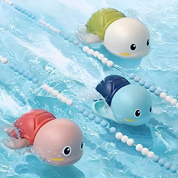 Image of COSMOBABY Premium Cute Swimming Bath Toys for Toddlers 1-3.