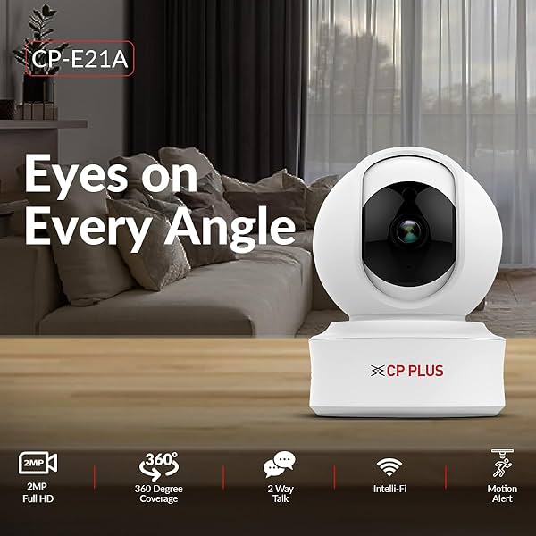 Image of CP PLUS 2MP Full HD Smart Wi-fi CCTV Home Security Camera