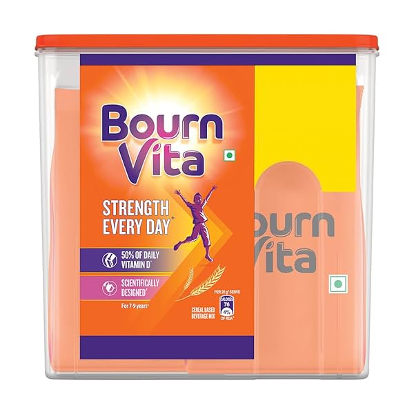 Image of Cadbury Bournvita Chocolate Nutrition Drink, 1.5 kg Container (2 x 750 g)