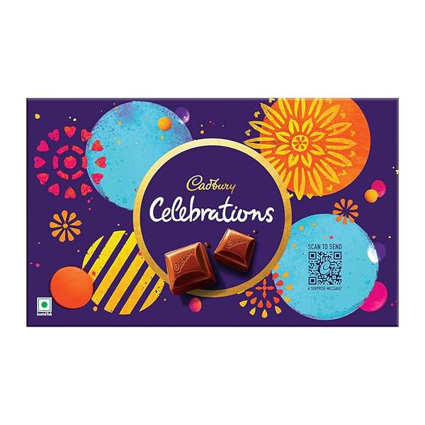 Image of Cadbury Celebrations Assorted Chocolate Diwali Gift Pack, 189.6 g.