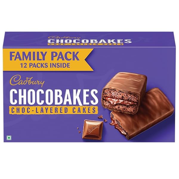 Image of Cadbury Chocobakes ChocLayered Cakes, 228 g