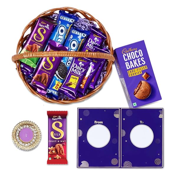 Image of Cadbury Diwali Treats Chocolate Gift Basket 