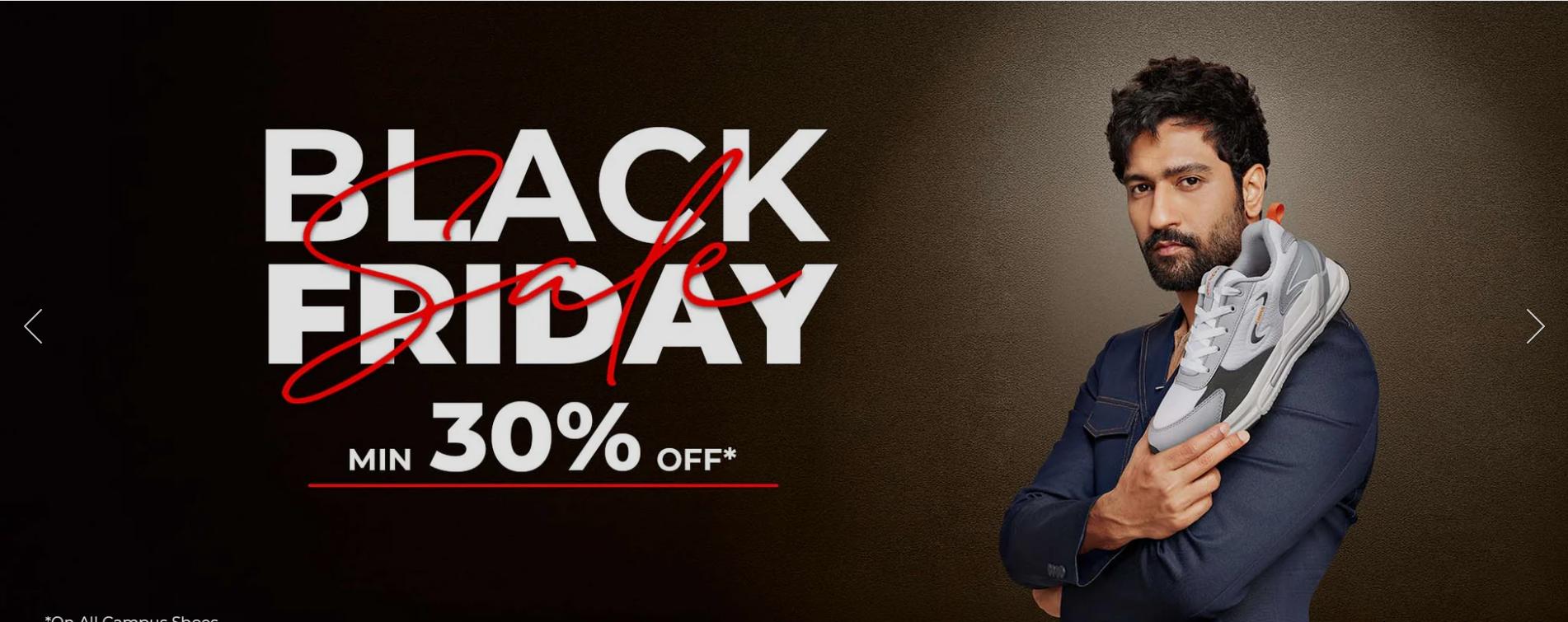 Image of Campus Black friday sale: Min 30% discount on Footwear