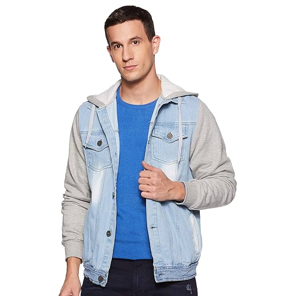 Image of Campus Sutra Men Denim Jacket