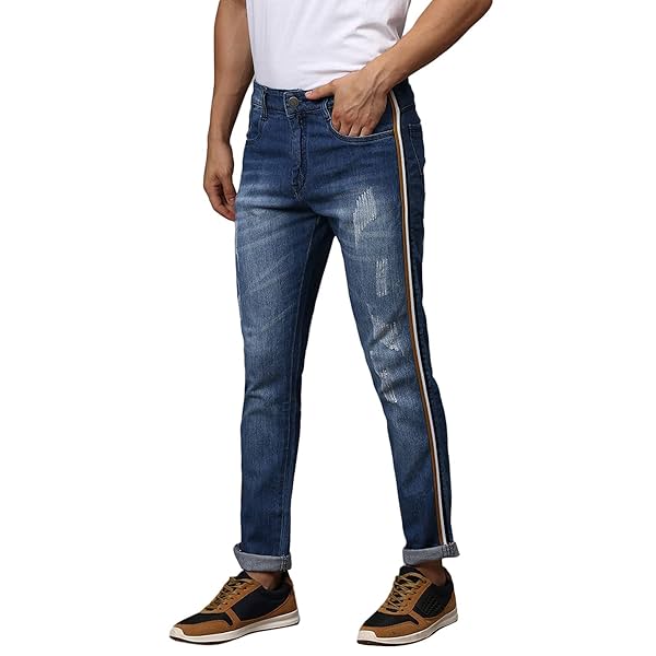 Image of Campus Sutra Men Regular Fit Jeans