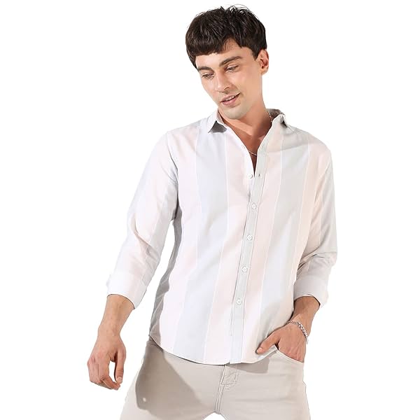 Image of Campus Sutra Men's Button Up Shirt for Casual Wear