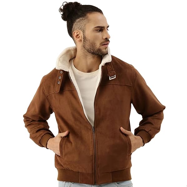 Image of Campus Sutra Men's Front Zipper Jacket